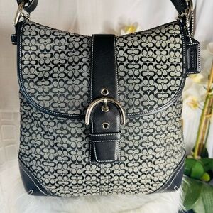 Coach Hobo Crossbody Bag in Signature Canvas